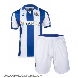 Real Sociedad Kotipaita Lapsille 2024-25 Lyhythihainen (+ shortsit)